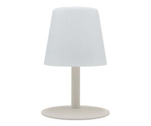 Lampada LED da Tavola Mini Cream Beige 26 cm per Ristorante Bar Pizzeria