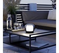 Lampada LED da tavolo a batteria EGLO STROVE, grigia, altezza 13 cm, IP44, EGLO