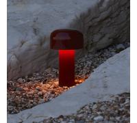 Lampada LED da tavolo Flos Bellhop, rossa, 21 cm, dimmerabile, IP54 Flos