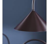 Lampada LED da tavolo Grasp di FRANDSEN, rosso scuro, altezza 47 cm, Frandsen