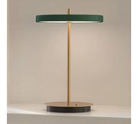 Lampada LED da tavolo ricaricabile UMAGE Asteria Move verde bosco/ottone 31 cm UMAGE