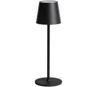 Lampada led da tavolo scrivania nero nera a batteria ricaricabile senza fili