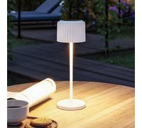Lampada LED da tavolo solare a LED Paulmann Else, bianca, IP44, dimmerabile Paulmann