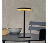 Lampada LED da tavolo solare Dyberg Larsen Otera, nera, 25 cm, IP44 Dyberg Larsen