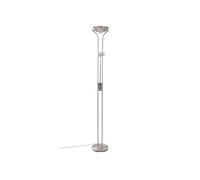 Lampada LED da terra 'Josefin' dimmerabile colore Grigio, in Metallo ad es. Soggiorno & Sala da pranzo (2 luci, lampadina inclusa) di Lindby | lampada a LED da pavimento, lampada da pavimento