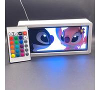 Lampada LED Demon S. 3D RGB con Telecomando - Luce Notturna Anime in Acrilico, Multicolore USB, Decorazione Camera, Scrivania e Gaming Room, Idea Regalo Fan Kimetsu no Yaiba (STI CH)