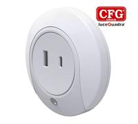 LAMPADA LED DI CORTESIA PATCH LED CON SENSORE CREPUSCOLARE E 2 PRESE USB A + C