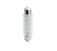 Lampada Led Diodo LED L924 C5W 41mm 24V 8LED 3mm bianco