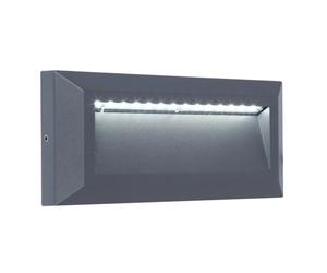 Lampada LED down da parete o incasso Helena 4000 K 400 lm Antracite