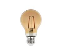 Lampada LED E27 2W Ambrata a Filamento No Flickering - A60 Colore Bianco Caldo 2.500K