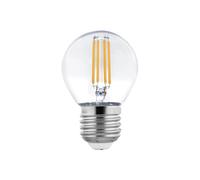 Lampada LED E27 6W a Filamento 140 lm/W Dimmerabile - G45 Colore Bianco Caldo 2.700K