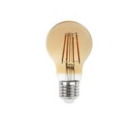 Lampada LED E27 6W a Filamento Ambrata Dimmerabile - A60 Colore Bianco Caldo 2.500K