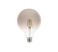 Lampada LED E27 6W a Filamento G125 No Flickering - Serie DarkLight Colore Bianco Naturale 4.000K