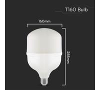 Lampadina led globo 30w luce fredda 6000K attacco E27 lampada sfera G150 DR