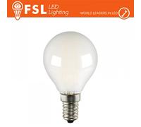 Lampada LED Filamento Sfera Opale 7W E14 4000K Bianco Naturale Risparmio