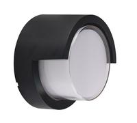Lampada Led fissaggio a muro 12W forma rotonda colore nero V-TAC VT-827-RD