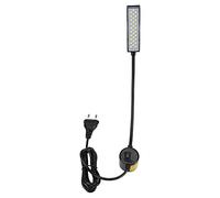 Lampada LED Flessibile con Base Magnetica, Luce per Banco Lavoro e Macchina da Cucire, Lampada Collo d’Oca 30 LED, Illuminazione per Torni e Trapani, Interruttore On/Off, Presa EU