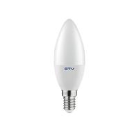 Lampada LED GTV goccia E14 4000K luce naturale - senza sfarfallio, durevole - per illuminazione LED in cucina e ufficio
