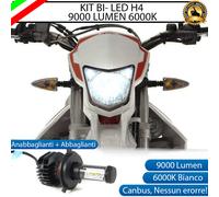 LAMPADA LED H4 6000K 9000 LUMEN CANBUS APRILIA RXV LUCE BIANCA NO ERROR