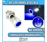 LAMPADA LED H4 ANGEL EYES BLU LUCE FARO BIANCO CANBUS DUCATI MONSTER 750