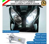LAMPADA LED H7 6000K 3000 LUMEN CANBUS HONDA S-WING ABBAGLIANTE NO AVARIA LUCI