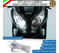 LAMPADA LED H7 6000K 3000 LUMEN CANBUS HONDA S-WING ANABBAGLIANTE NO AVARIA