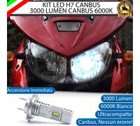 LAMPADA LED H7 6000K 3000 LUMEN CANBUS YAMAHA TDM 900 ANABBAGLIANTE NO ERROR