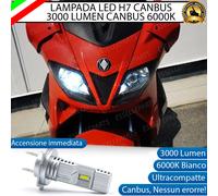 LAMPADA LED H7 CANBUS PER ANABBAGLIANTE GILERA NEXUS 6000K BIANCO GHIACCIO