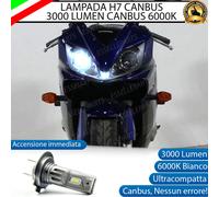 LAMPADA LED H7 CANBUS PER ANABBAGLIANTE PER HONDA CBR 600 F 2001-2006 6000K