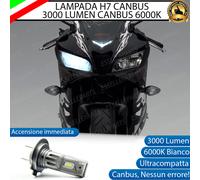 LAMPADA LED H7 CANBUS PER ANABBAGLIANTE PER HONDA CBR 600 RR 2007-2012 6000K