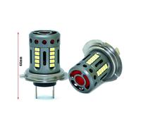 Lampada Led H7 PX26d 12V 21W Canbus Bianco Con Ventola In Testa Per Luce Fendine