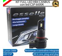 LAMPADA LED HB4 6000K BIANCO CANBUS 3000 LM LUMEN REALI MOTO SCOOTER QUOD