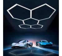 Lampada LED illuminazione Esagonale Nido d'Ape garage parete soffitto 6500k [EEK: A]