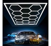 Lampada LED illuminazione Esagonale Nido d'Ape garage parete soffitto 6500k [EEK: A]