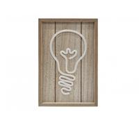 Lampada LED in Legno a Forma Lampadina - NelQuieOra Wood Lamp