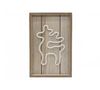 Lampada LED in Legno a Forma Renna - NelQuieOra Wood Lamp