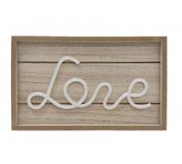 Lampada LED in Legno con Scritta Love - NelQuieOra Wood Lamp