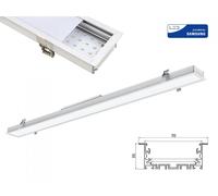 Lampada Led Lineare Da Incasso 40W 4000K 1211mm Allungabile Fino 12 Metri Cor