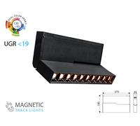 V-TAC Faretto LED SMD Lineare da Binario Magnetico Regolabile 20W (10*2W) 24V UGR90