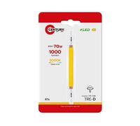 Lampada LED Lineare TRE-D COB da 8W 3000K IP20 Vetro trasparente