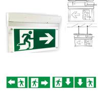 LAMPADA LED LUCE DI EMERGENZA 4 FOTOGRAMMI 4 ORE 2W 6500K DA APPENDERE CU-BLZ014