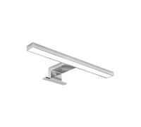 Lampada led luce naturale 5 w applique da parete specchio bagno argento 300p [EEK: A]