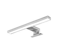 Lampada led luce naturale 7 w applique a parete da specchio bagno argento 500p [EEK: A]