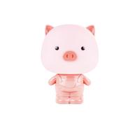 Lampada LED Maialino Rosa Occhiali - Piggy Light NelQuieOra