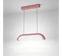 Lampada LED moderna a 3 elementi, lampada per unghie a 180° senza zone d'ombra, 3000K-6000K, luce a luminosità regolabile per manicure, sopracciglia ed estetica (altezza: 0-2000 mm)(Pink)