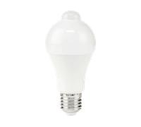 Lampadina a LED E27 | A60 | 8.5 W | 806 lm | 3000 K | Bianco | Lampadina Opaca | Rilevazione del Movimento | 1 pz.