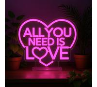 Lampada Led Neon - All You Need is Love -It's a Sign Legami Milano San Valentino