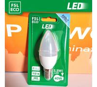 Lampada LED Oliva E14 5,5W 6500K Luce Fredda Energy Saver Blister