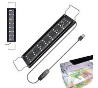 Lampada LED per Acquario | Apparecchio a Completo per Piante d'Acquario | Accensione/spegnimento automatico con Timer