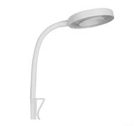 Lampada LED per acquario dimmerabile RGB da 8 W, con telecomando, 3 modalità per piante d'acqua dolce, piccoli serbatoi fino a 3 galloni (bianco)